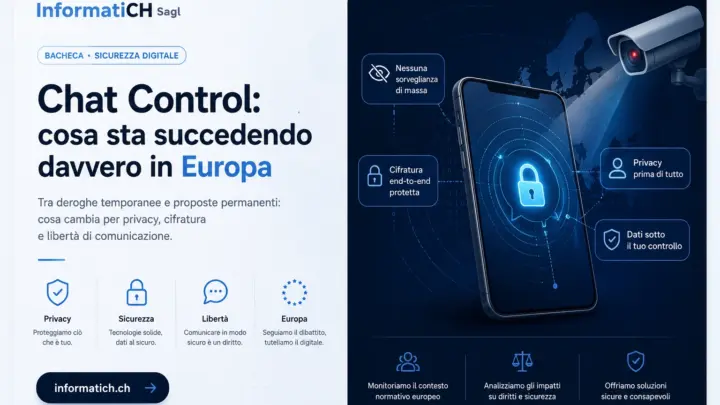 Chat Control: privacy, cifratura e sicurezza digitale in Europa