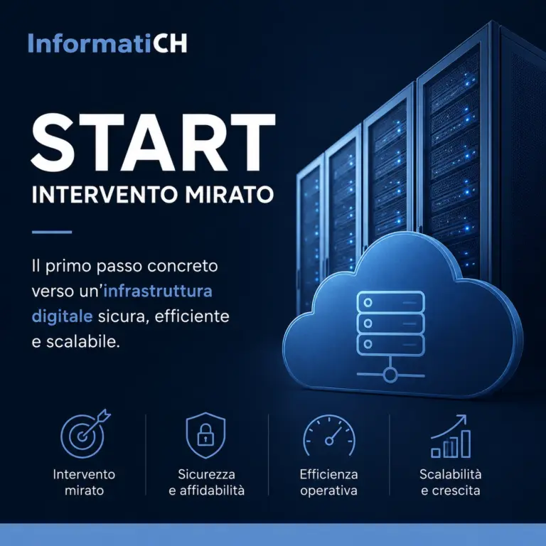 START — Intervento mirato per Infrastruttura & Cloud